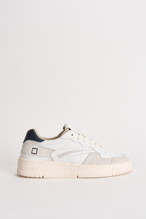Sneakers uomo Torneo bianche, beige e blu - 1