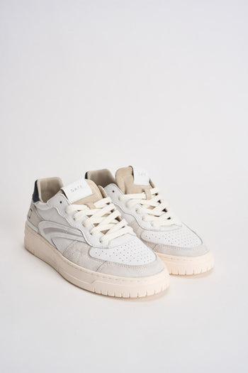 Sneakers uomo Torneo bianche, beige e blu - 3