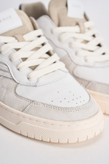 Sneakers uomo Torneo bianche, beige e blu - 4