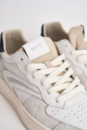 Sneakers uomo Torneo bianche, beige e blu - 5