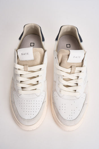 Sneakers uomo Torneo bianche, beige e blu - 6