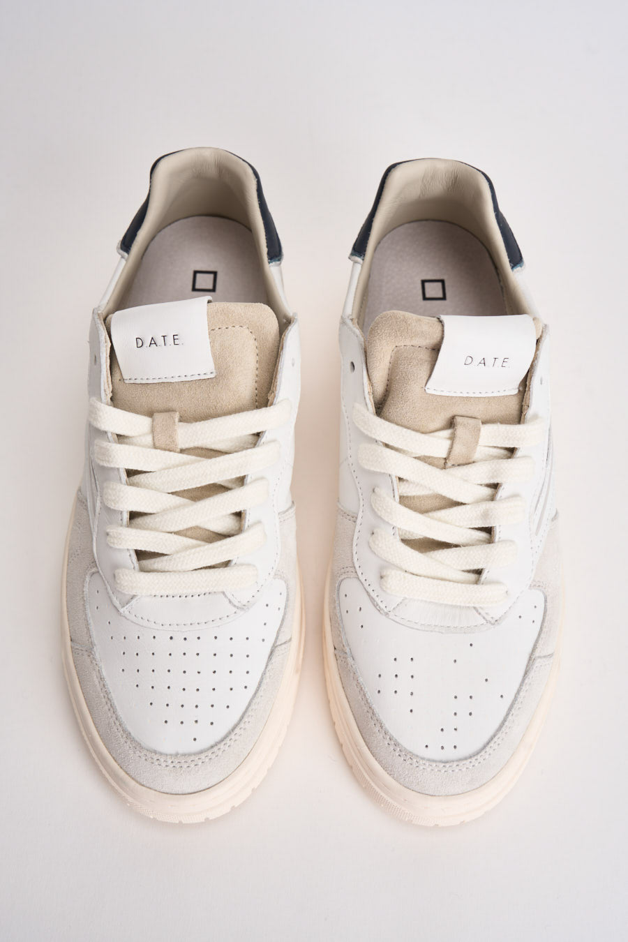 Sneakers uomo Torneo bianche, beige e blu M451 TPCAWL D.A.T.E. 