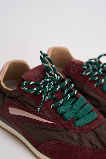 Sneakers donna bordeaux e rosa - 5