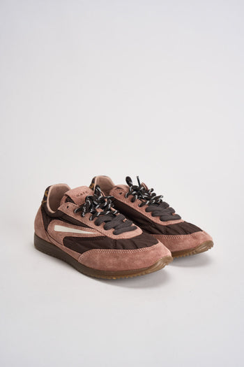 Sneakers donna rosa e marroni - 3