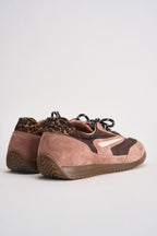 Sneakers donna rosa e marroni W451 ABNYBP D.A.T.E. 