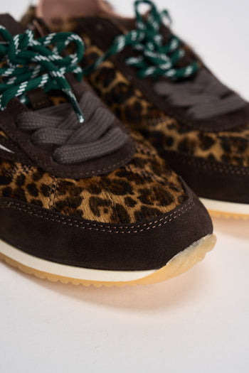 Sneakers donna in cavallino animalier - 4