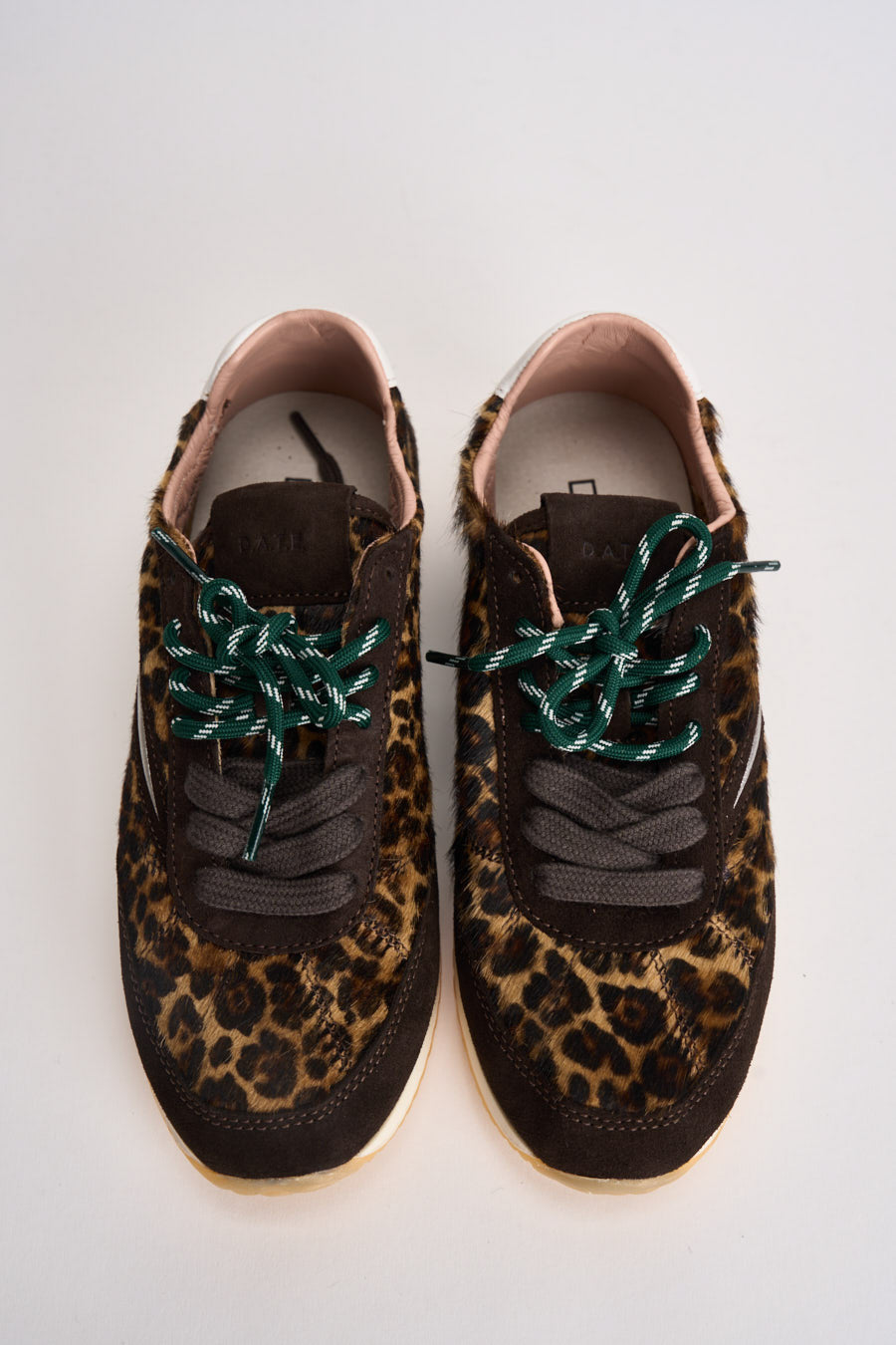 Sneakers donna in cavallino animalier W451 ABPNLE D.A.T.E. 