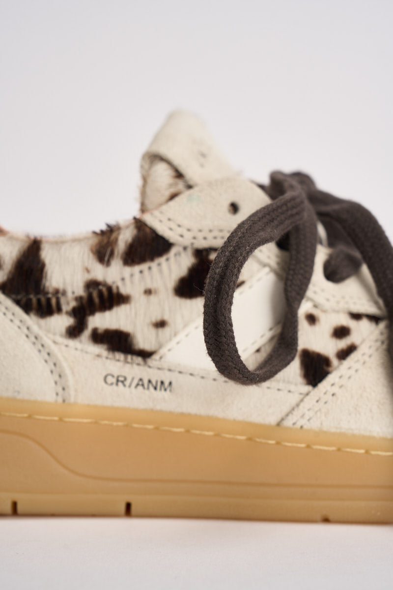Sneakers donna Court 2.0 muccate marrone W451 C2ANCW D.A.T.E. 