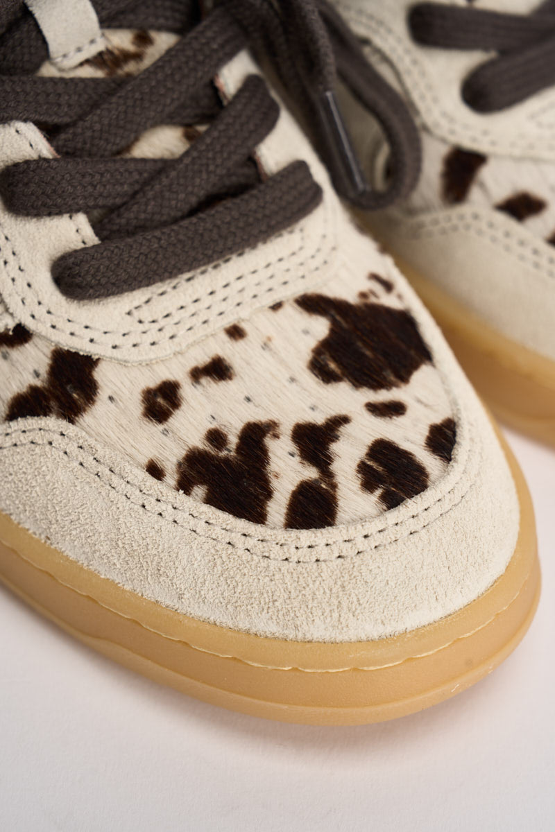 Sneakers donna Court 2.0 muccate marrone W451 C2ANCW D.A.T.E. 
