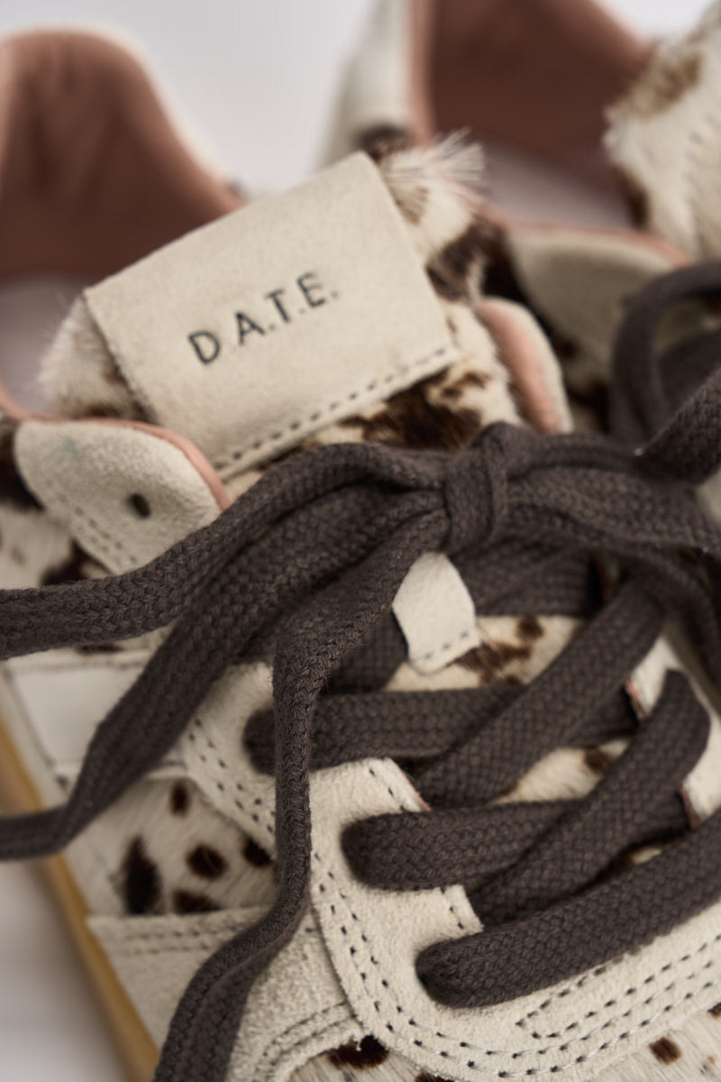 Sneakers donna Court 2.0 muccate marrone W451 C2ANCW D.A.T.E. 