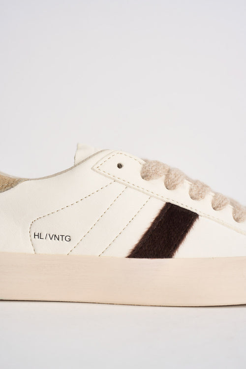 Sneakers uomo Hill Low Vintage bianche e beige - 2