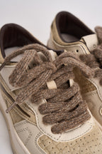 Sneakers donna Torneo bianco e beige W451 TOCCBI D.A.T.E. 