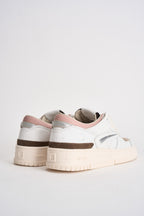 Sneakers donna Torneo bianche e rosa W451 TOCOWP D.A.T.E. 