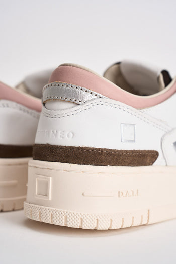 Sneakers donna Torneo bianche e rosa - 7