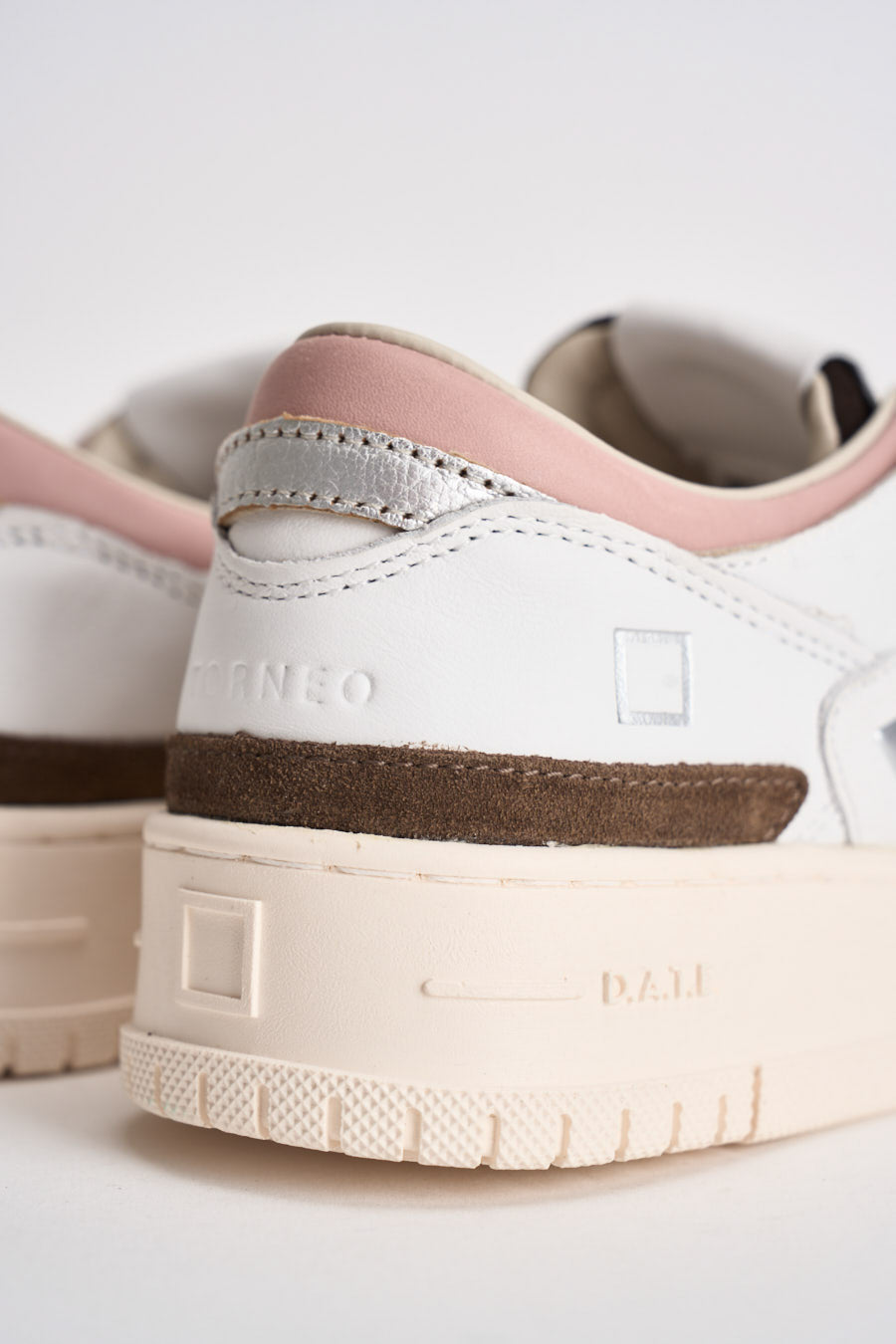 Sneakers donna Torneo bianche e rosa W451 TOCOWP D.A.T.E. 