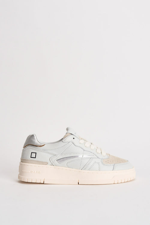 Sneakers donna Torneo bianche e beige - 1
