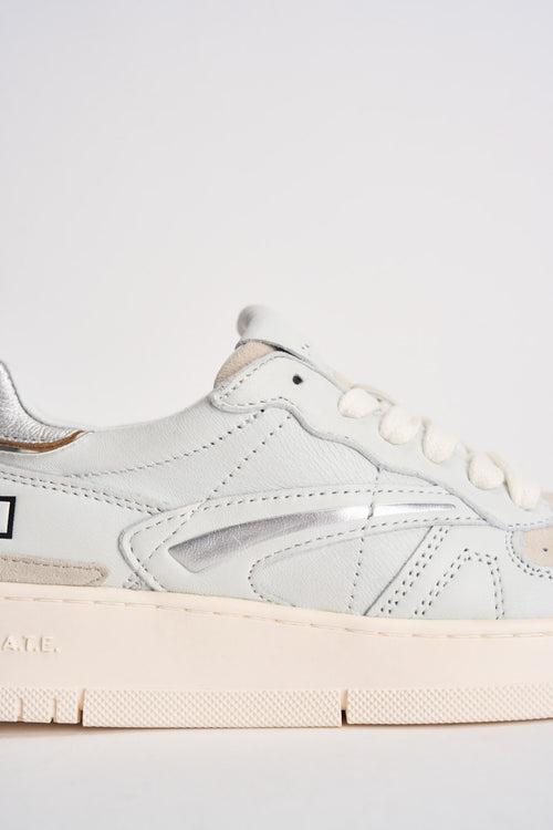 Sneakers donna Torneo bianche e beige - 2