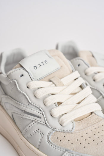 Sneakers donna Torneo bianche e beige - 5