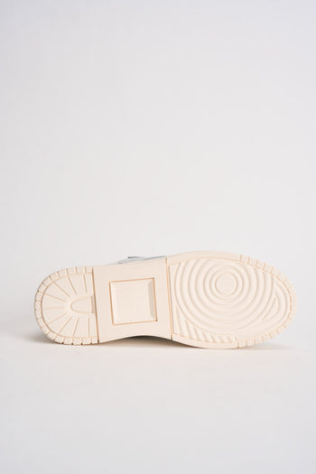 Sneakers donna Torneo bianche e beige - 9