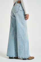 Jeans donna flare D-Akemi 1978 in denim chiaro A03624 0KBBX DIESEL 