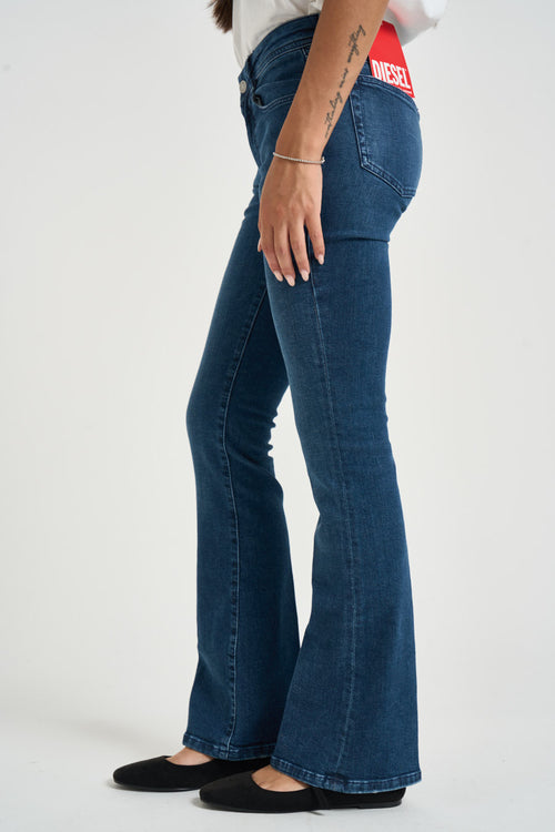 Jeans donna bootcut blu