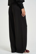 Pantalone donna a gamba ampia nero A22308 0TJBU9XX DIESEL 