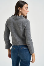 Cardigan donna arricciato grigio A25395 0BFBB96X DIESEL 