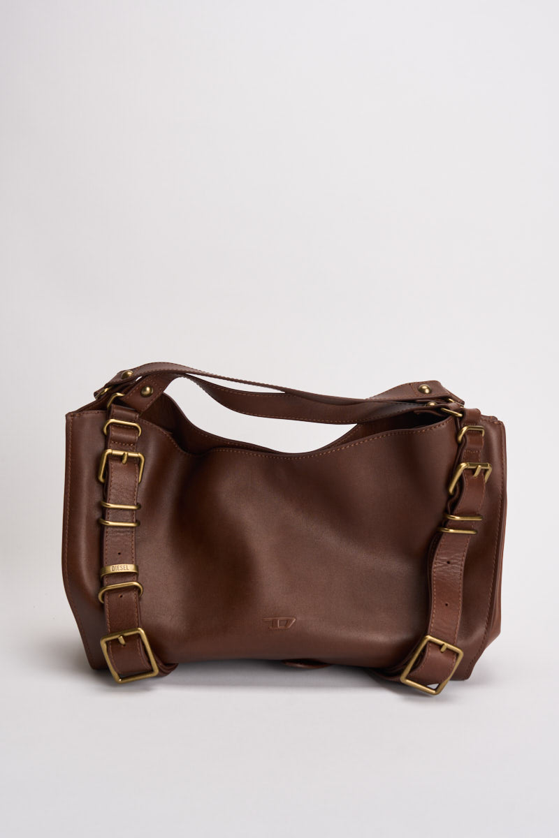 Borsa donna D-One in pelle marrone X10926 P9497T2224 DIESEL 