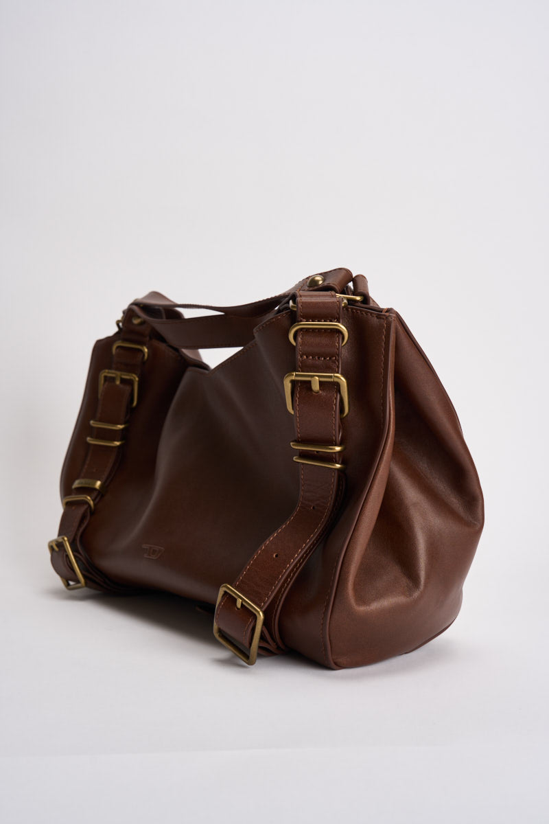 Borsa donna D-One in pelle marrone X10926 P9497T2224 DIESEL 