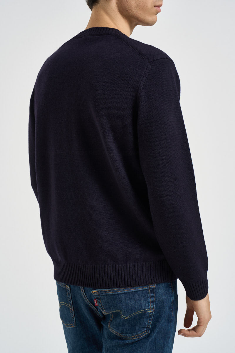 Maglia uomo girocollo blu notte 020 BLU NOTTE DIKTAT 