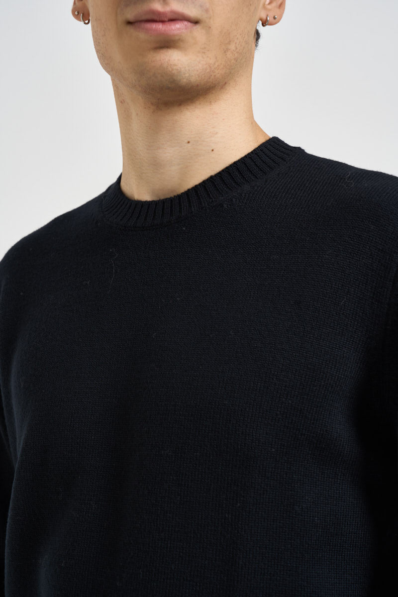 Maglia uomo girocollo nero 020 NERO DIKTAT 