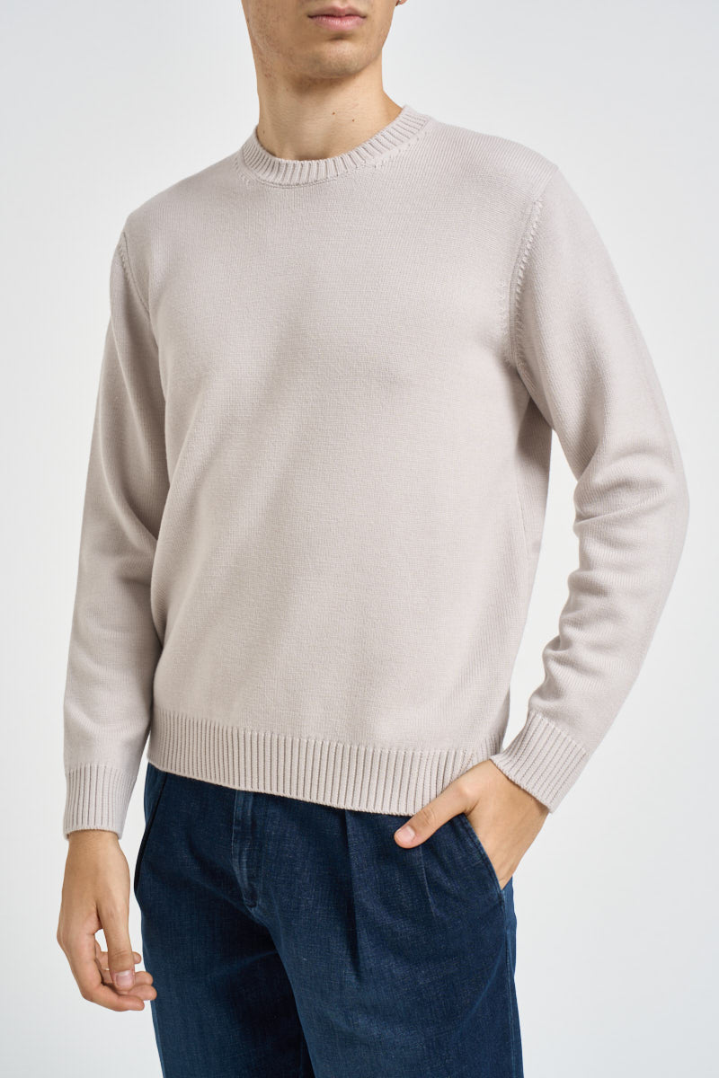 Maglia uomo girocollo grigio chiaro 020 SPAGO DIKTAT 