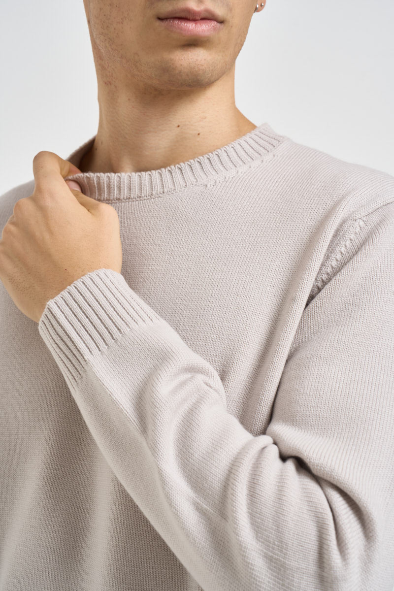 Maglia uomo girocollo grigio chiaro 020 SPAGO DIKTAT 