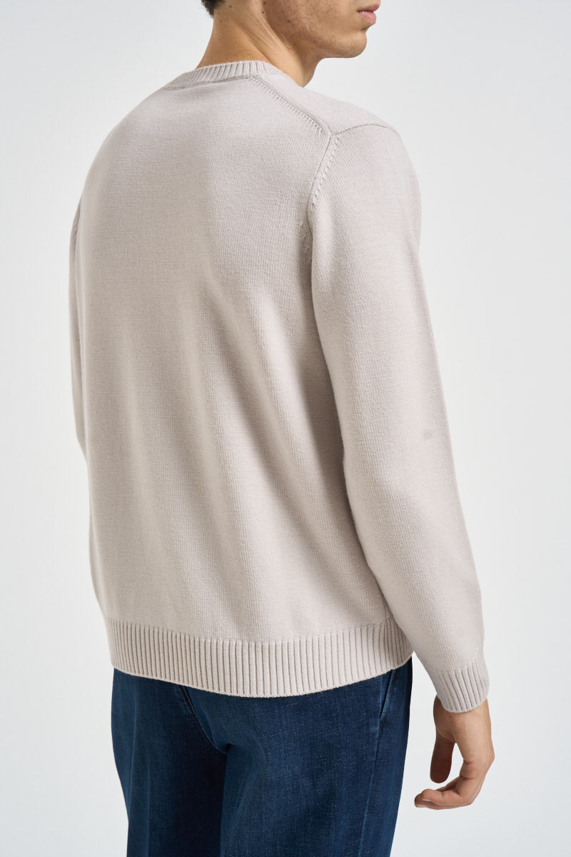 Maglia uomo girocollo grigio chiaro 020 SPAGO DIKTAT 