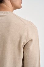 Maglione uomo girocollo beige 070 BEIGE DIKTAT 