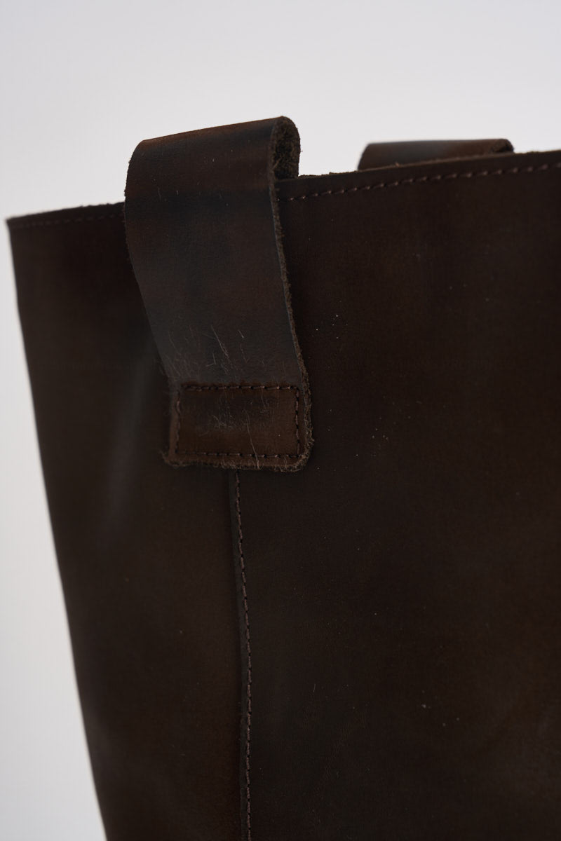 Biker donna in suede marrone AI31/4630N MORO DIVINE FOLLIE 