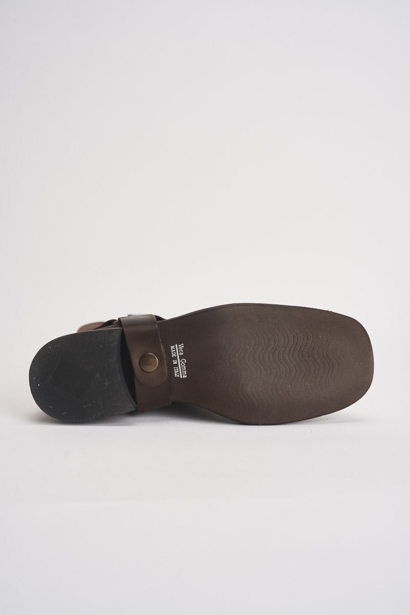 Biker donna in suede marrone AI31/4630N MORO DIVINE FOLLIE 