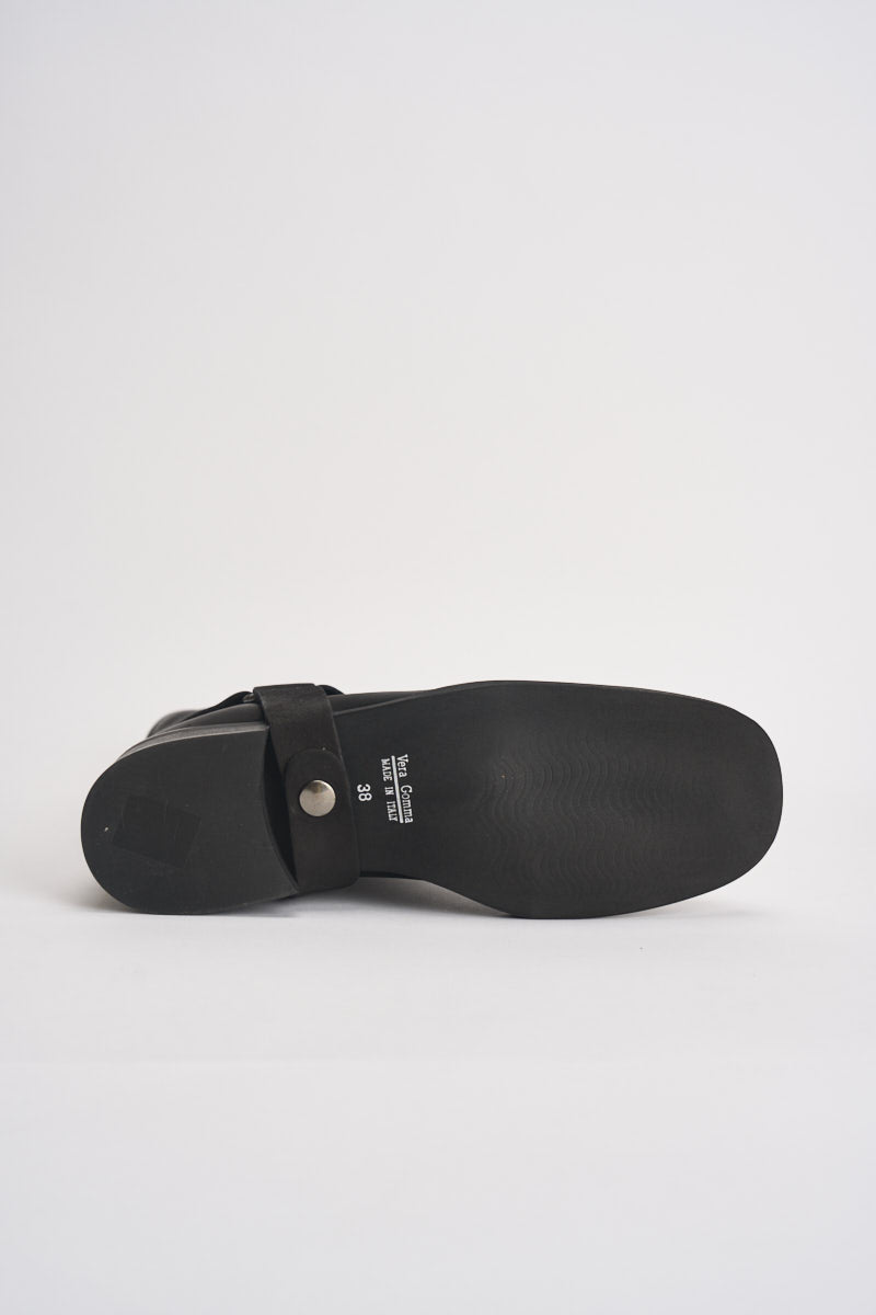 Biker donna in pelle nero AI31/4630N NERO DIVINE FOLLIE 