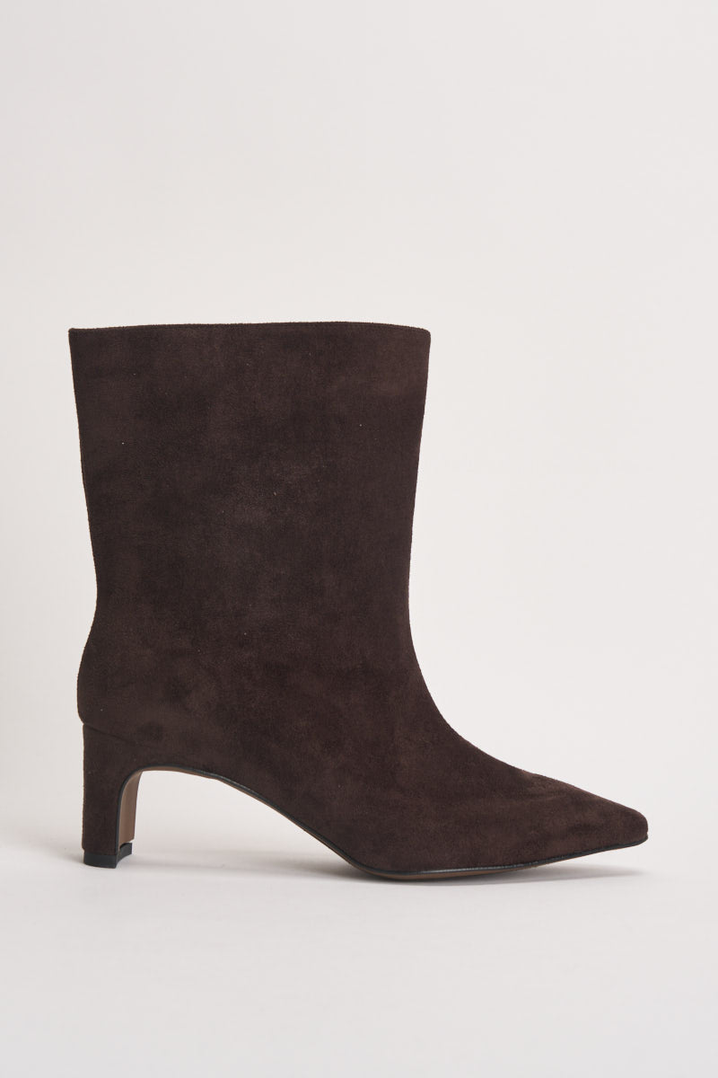 Stivali donna in suede marroni AI52/C7061 MORO DIVINE FOLLIE 