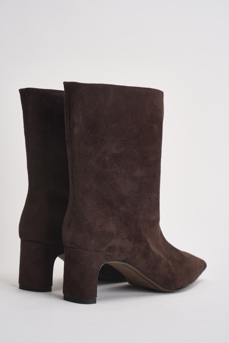 Stivali donna in suede marroni AI52/C7061 MORO DIVINE FOLLIE 