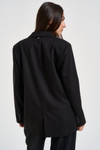 Blazer donna con frange nero JDQFKDZ NERO DIXIE 