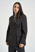 Abito donna gessato grigio antracite N845B005A ANTRACITE DIXIE 