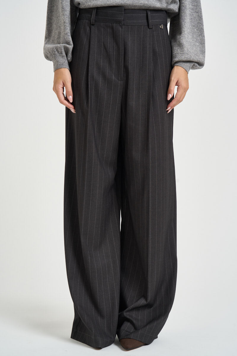 Abito donna gessato grigio antracite N845B005A ANTRACITE DIXIE 