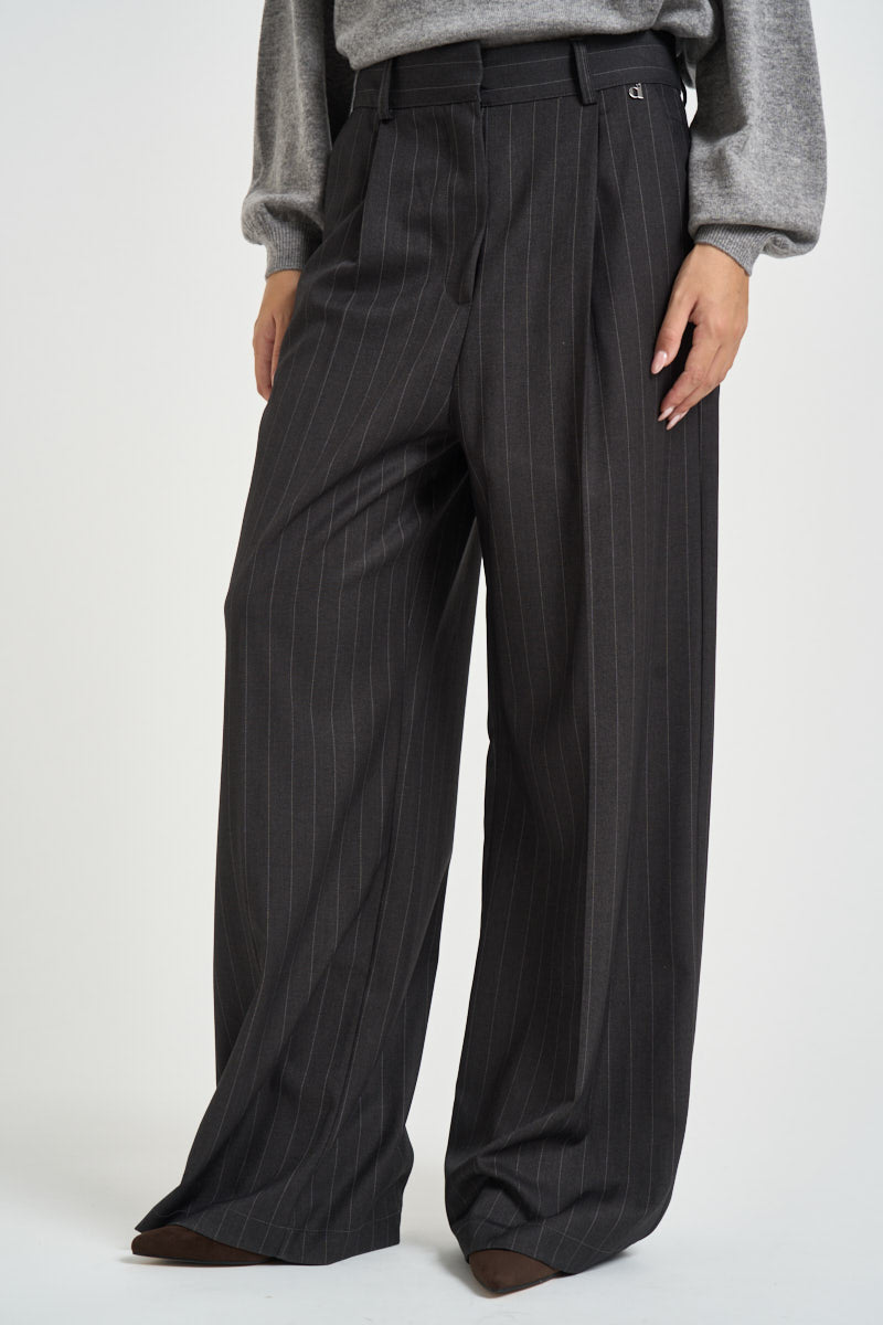 Abito donna gessato grigio antracite N845B005A ANTRACITE DIXIE 
