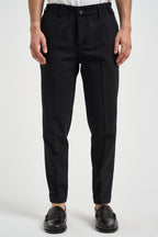 Pantaloni uomo sartoriali neri FALO NERO EDD 