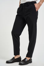 Pantaloni uomo sartoriali neri FALO NERO EDD 