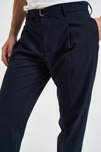 Pantaloni uomo con cintura blu navy FUOCO BLU EDD 