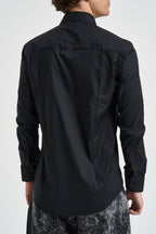 Camicia uomo classica nera SINFONIA NERO EDD 