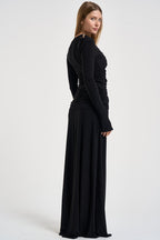 Abito donna lungo nero 0286 NERO ELEH 