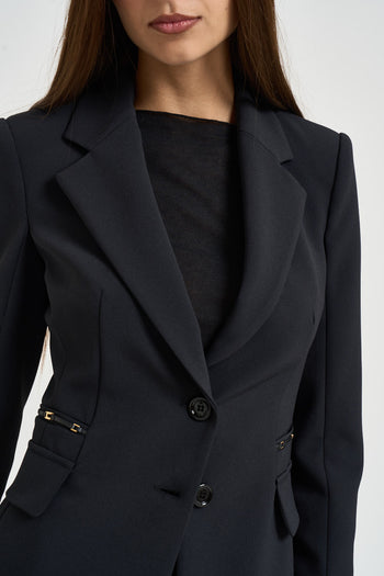 Blazer donna monopetto nero - 3
